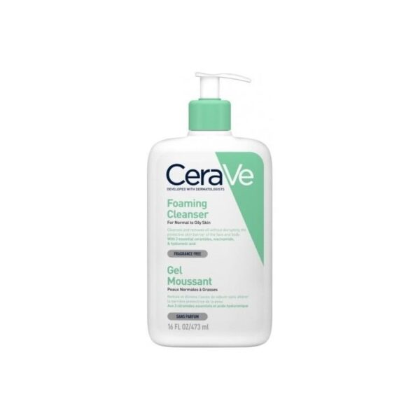 CERAVE GEL MOUSSANT P.NORMALES A GRASSES 473ML