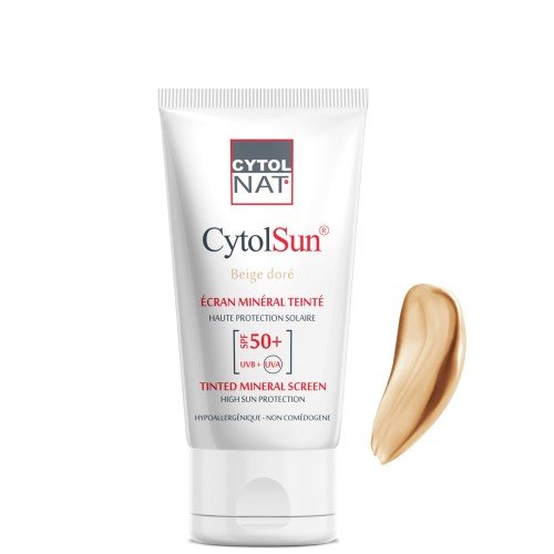 CYTOLNAT CYTOLSUN ECRAN SPF50+ TEINTE BEIGE DORE 50ML
