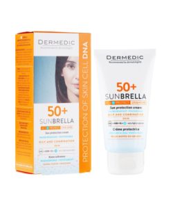 DERMEDIC SUNBRELLA ECRAN SPF50+ PEAUX MIXTES À GRASSES 40ML