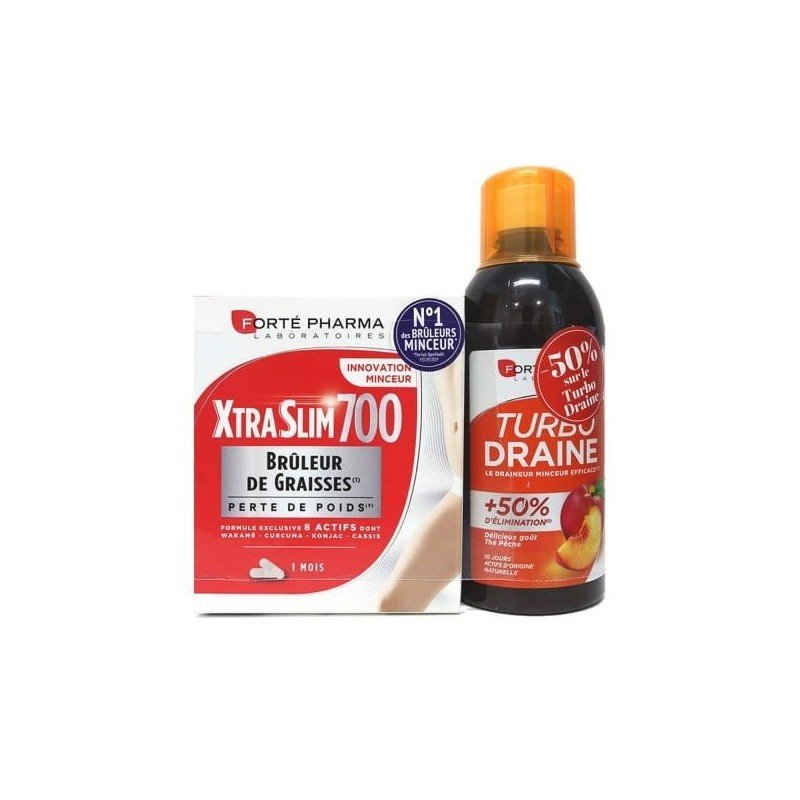 FORTE PHARMA XTRASLIM 700 + 1TURBO DRAINE GRATUIT