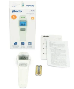 Alecto BC-37 – Thermomètre frontal, infrarouge, blanc
