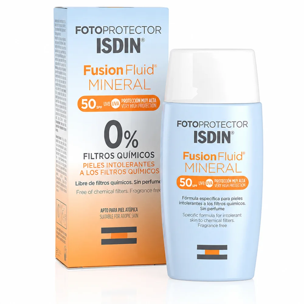 isdin-ecran-solaire-fusion-fluide-mineral-spf50-50ml isdin-ecran-solaire-fusion-fluide-mineral-spf50-50ml_Bpharma tunisie