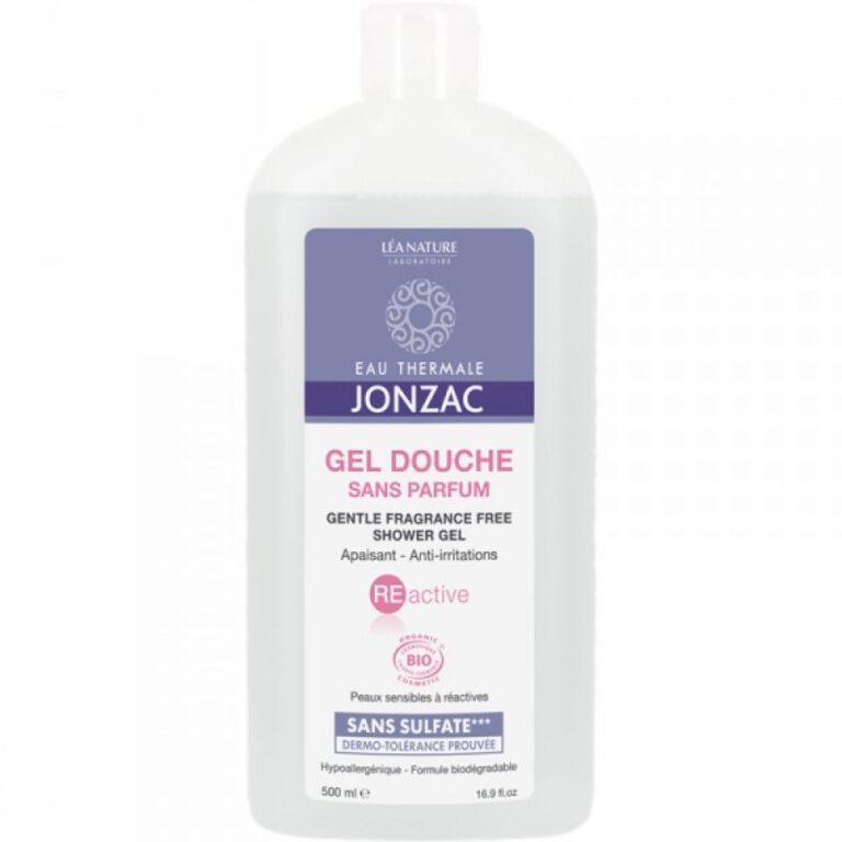 ONZAC Gel Douche Sans Parfum Réactive Bio 500ml