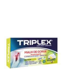 TRIPLEX MAUX DE GORGE CITRON B/16 CP