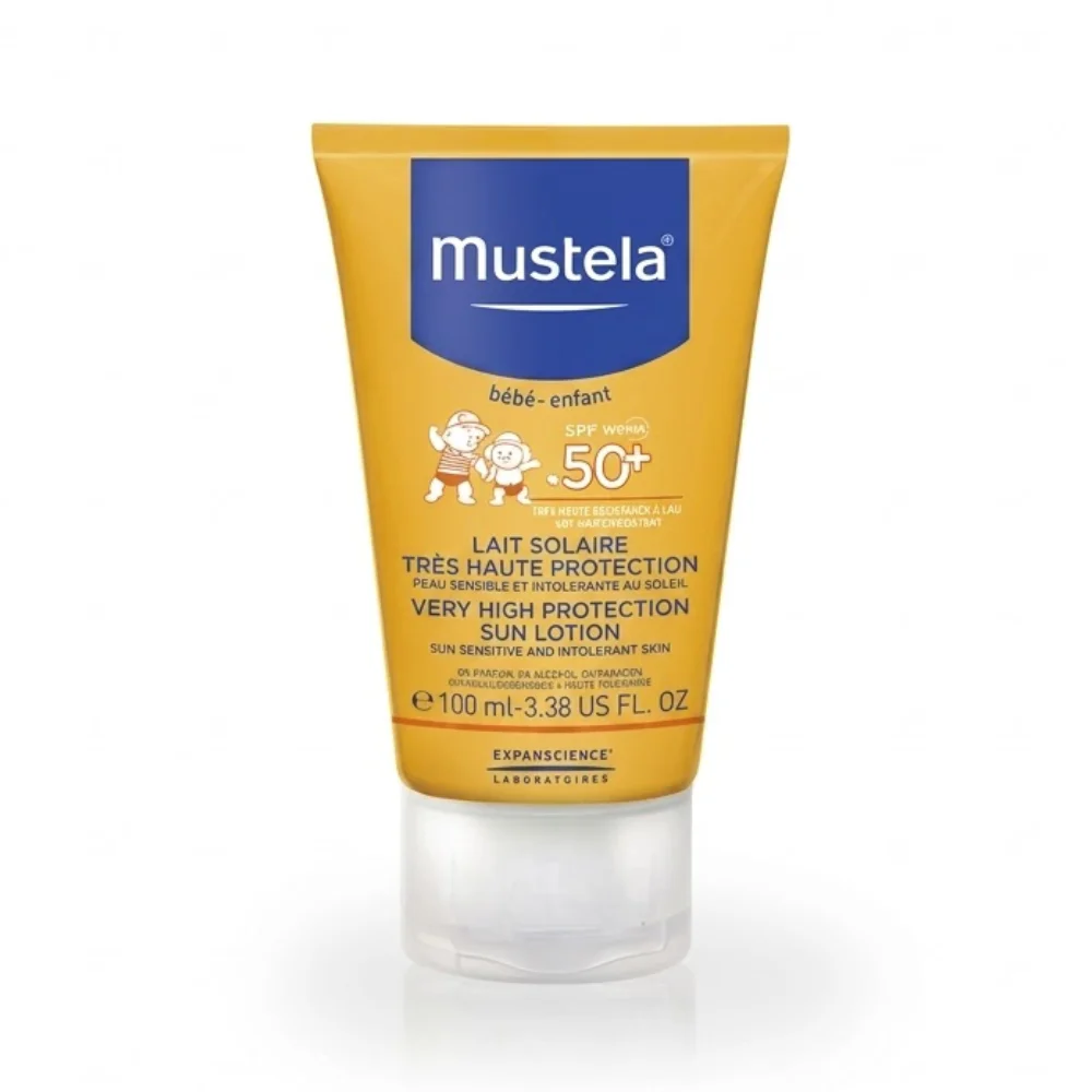 mustela-lait-solaire-tres-haute-protection-spf50-100ml_Bpharma tunisie