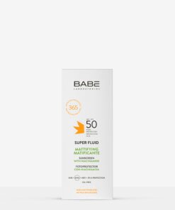 BABE FACIAL SUNSCREEN MATIFIANT SUPER FLUIDE SPF 50 + 50 ML