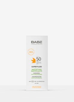 BABE FACIAL SUNSCREEN MATIFIANT SUPER FLUIDE SPF 50 + 50 ML