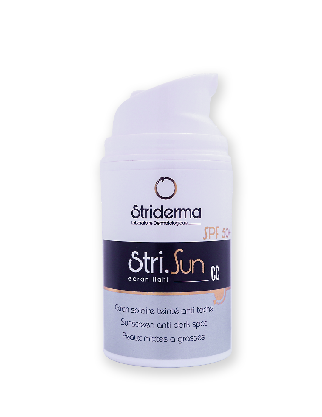 STRIDERMA STRI SUN CC Écran solaire teinté SPF 50+ Anti-tâche 50 ML