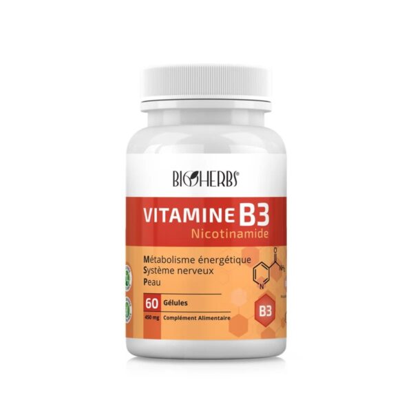 BIOHERBS VITAMINE B3 60 GÉLULES