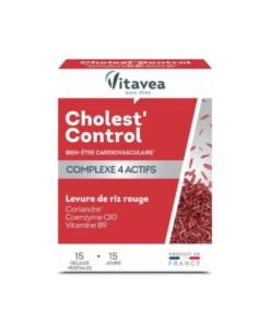 VITAVEA CHOLEST CONTROL LEVURE DE RIZ ROUGE 15 GELULES