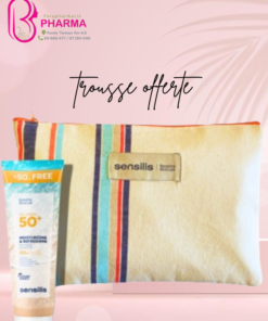 SENSILIS TROUSSE FOUTA+GEL CREME HYDRATANT RAFRAICHISSANT SPF50+ 250ML