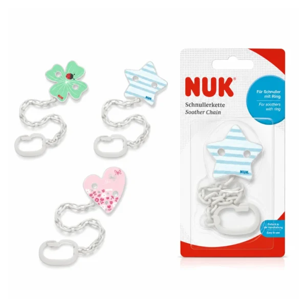 NUK Attache-Sucette avec Chaîne