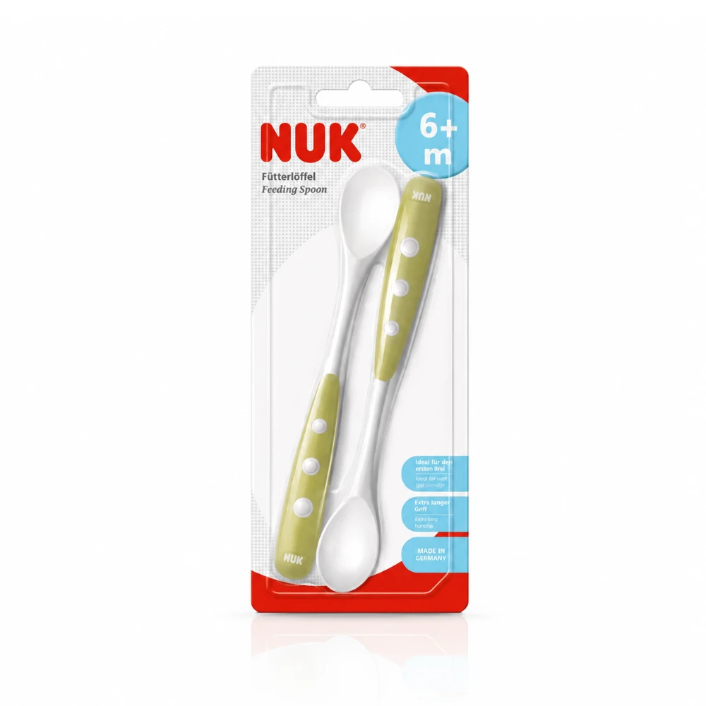 NUK Easy Learning Cuillères Silicone x2 NUK Easy Learning Cuillères Silicone x2