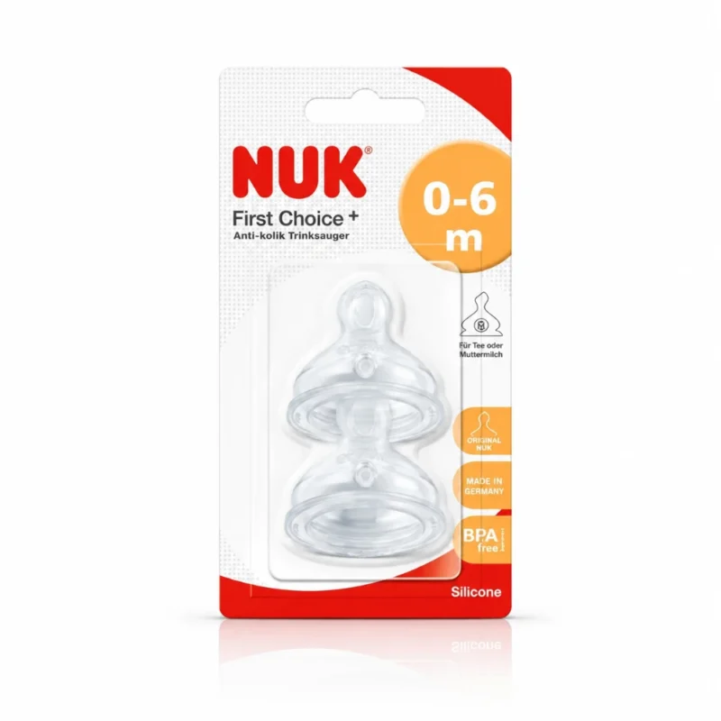 NUK First Choice+ 2 Tétines 0–6 mois