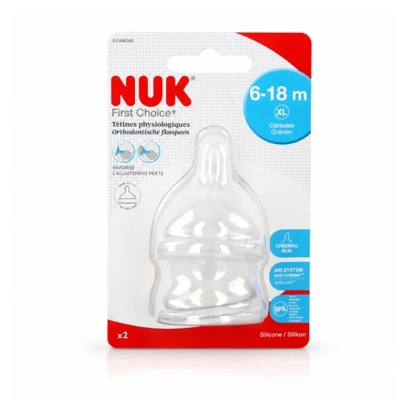 NUK First Choice+ 2 Tétines Taille M