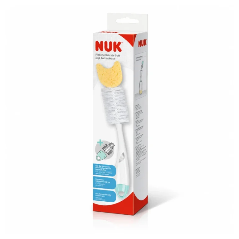 NUK Goupillon 2-en-1 Embout Éponge