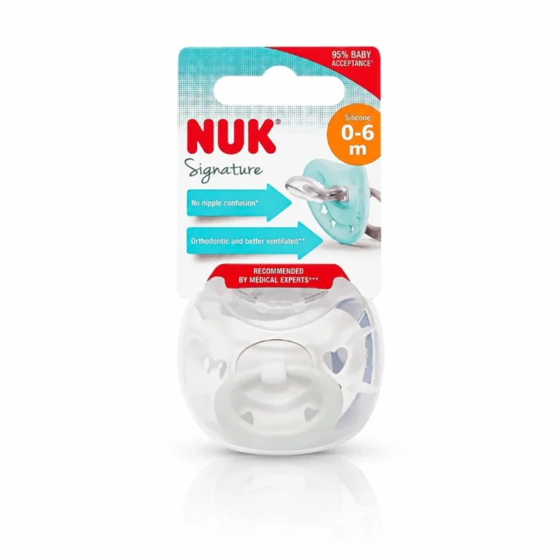 NUK Signature Sucette Silicone 0–6 mois