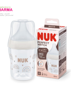 NUK PERFECT MATCH BIBERON EN SILICONE 0M+ 150ML