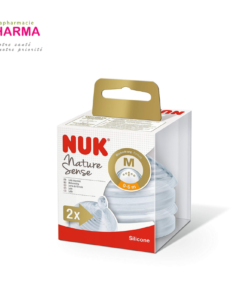 NUK NATURE SENSE 2 TÉTINES SILICONE TAILLE M