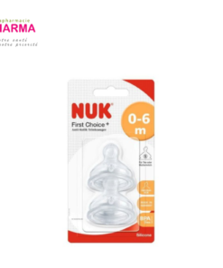 NUK FIRST CHOICE+ LOT DE 2 TETINES 0-6M