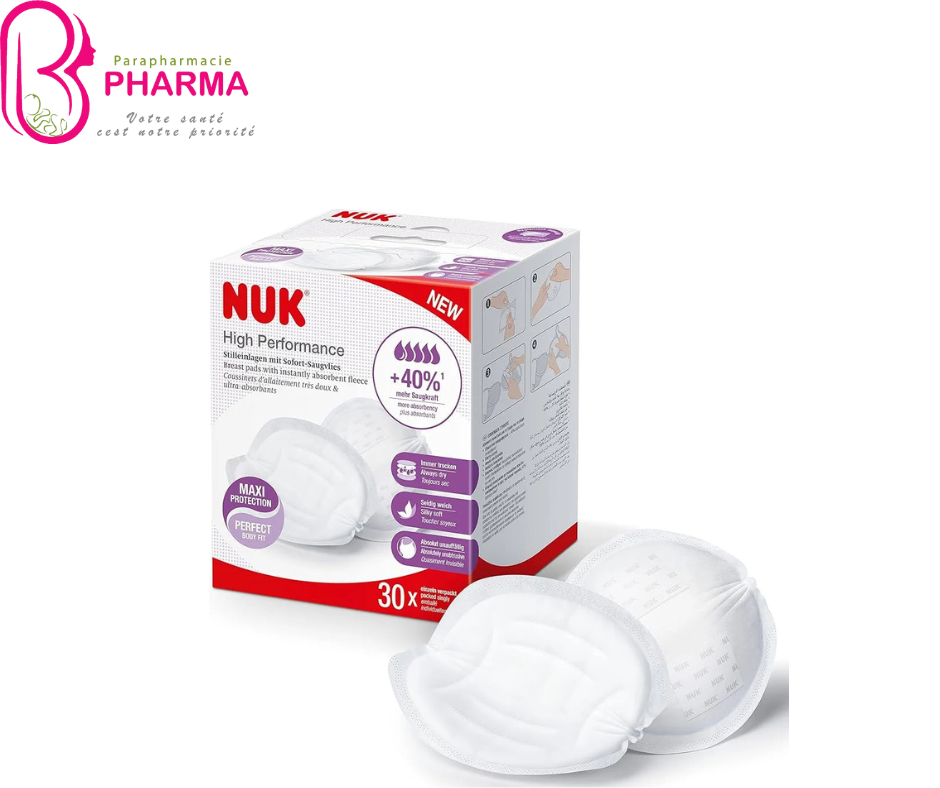 NUK High Performance Coussinets d'Allaitement 30 Pieces