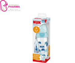 NUK BIBERON EN VERRE FIRST CHOICE 0-6 MOIS 240ML