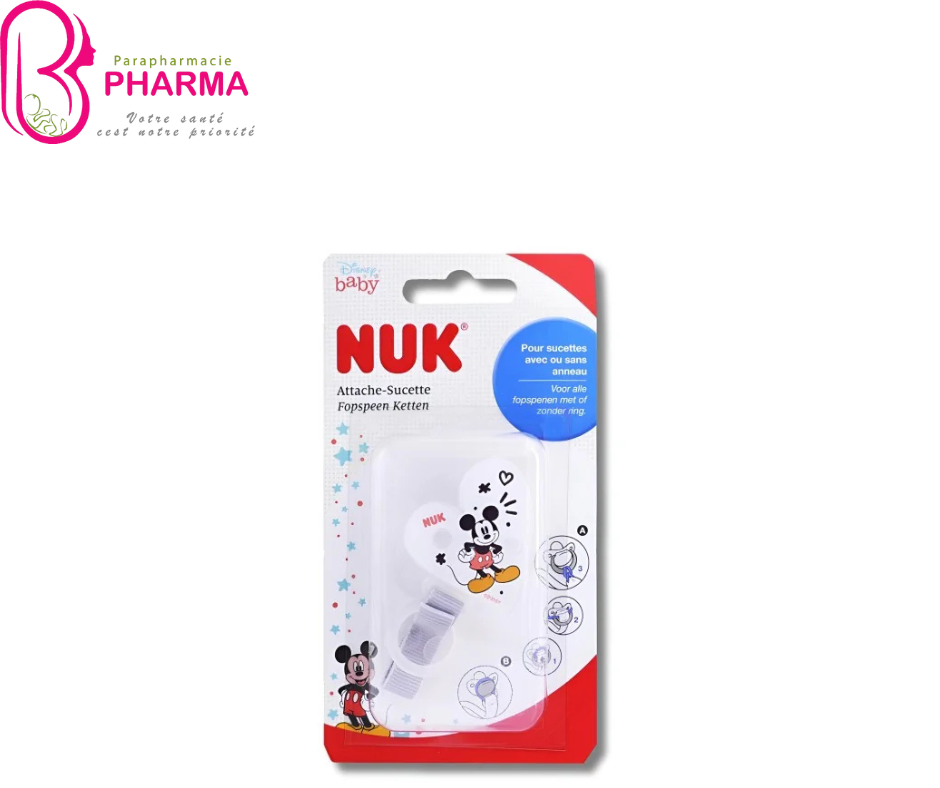 NUK - ATTACHE SUCETTE MICKEY DUO RUB