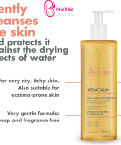 Alternative view of AVENE XERACALM AD HUILE LAVANTE RELIPIDANTE 400ML