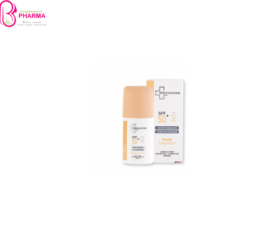 INNOVADERM SPF 50+ FOND DE TEINT (01) IVORY 30ML