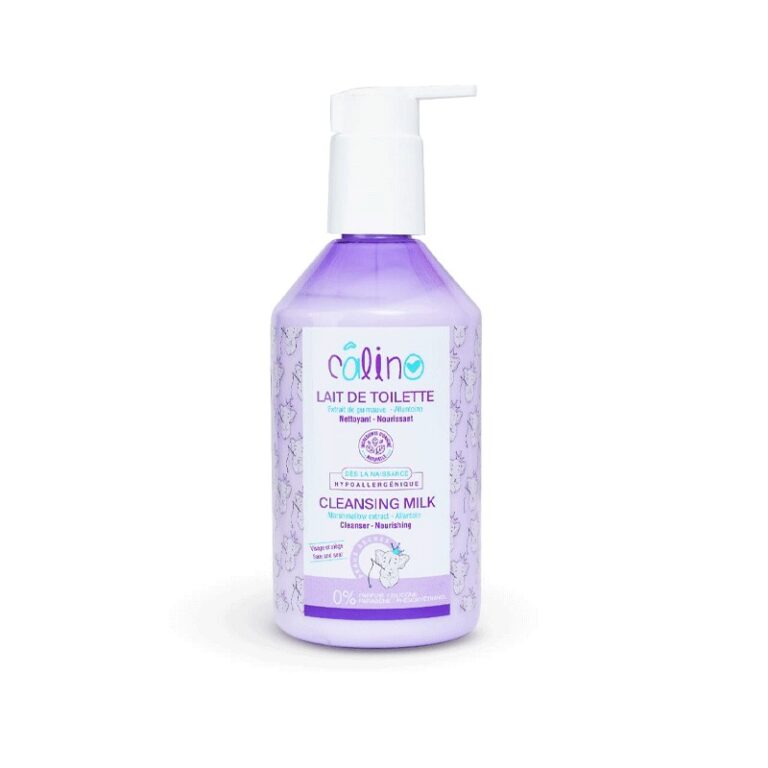 Lait de toilette bébé Calino 300ml – nettoyant doux et hydratant pour peau sensible