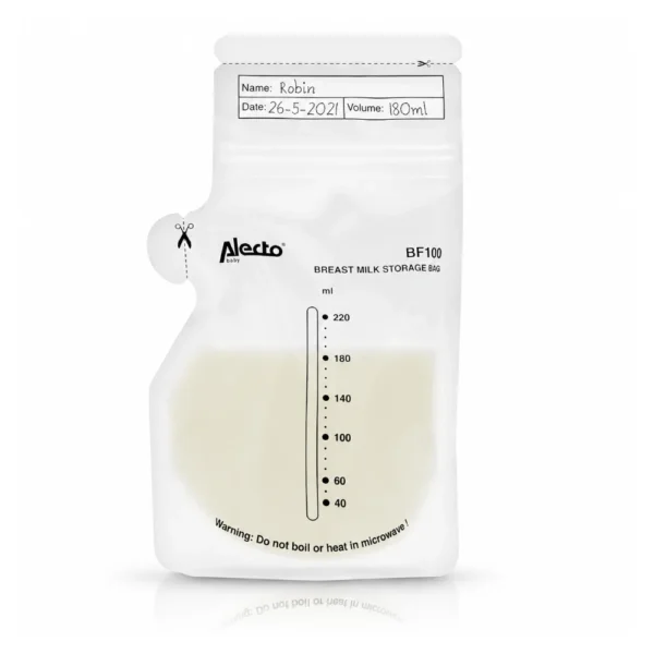 ALECTO Sacs Lait Maternel 220 ml x25