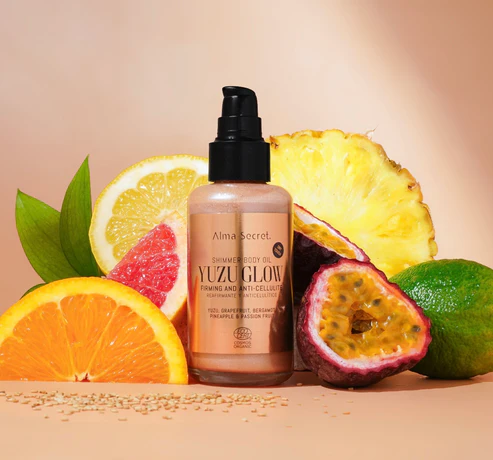 Huile corps illuminatrice Yuzu Glow Alma Secret 100 ml