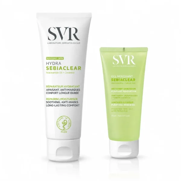 SVR Pack Hydra Sebiaclear + Gel Moussant Offert_Bpharma tunisie