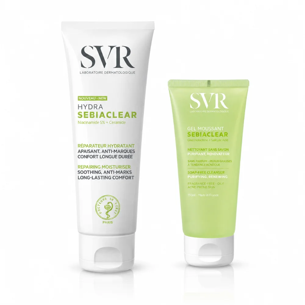 SVR Pack Hydra Sebiaclear + Gel Moussant Offert SVR Pack Hydra Sebiaclear + Gel Moussant Offert_Bpharma tunisie