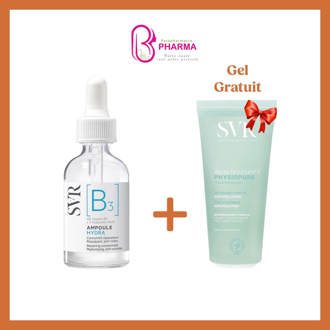 Pack SVR Hydra B3 – Routine hydratation et nettoyage en douceur