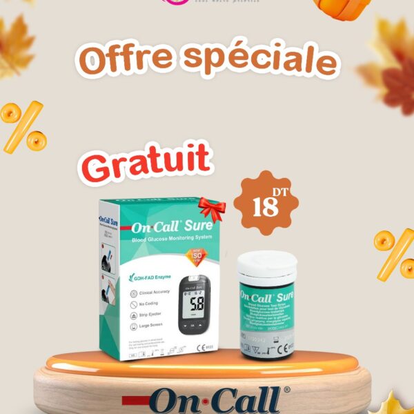 ON CALL SURE – 25 BANDELETTES AVEC APPAREIL GRATUIT