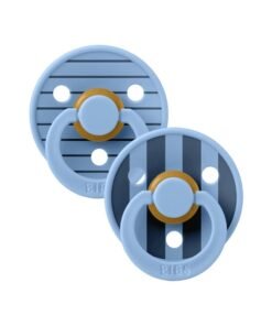 BIBS 02 sucettes natural rubber Blue Mix taille 1