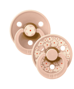 BIBS 2 sucettes natural rubber Jasmine Blush Mix taille 1