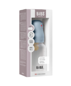 BIBS Biberon Latex Slow Flow Baby Blue 0M+ 150ML