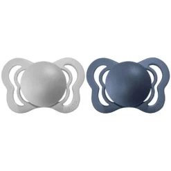 BIBS 2 Sucettes Cloud Steel Blue Size 2