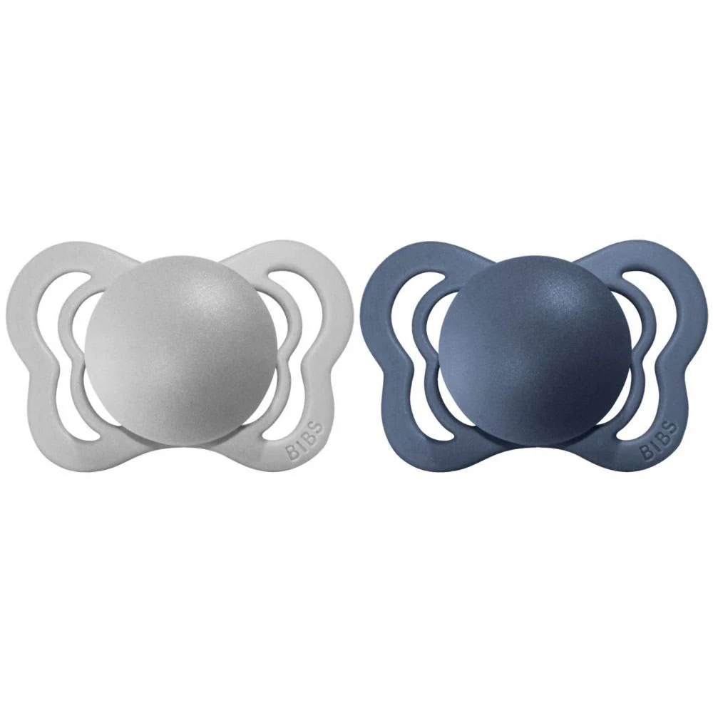 BIBS 2 Sucettes Cloud Steel Blue Size 2
