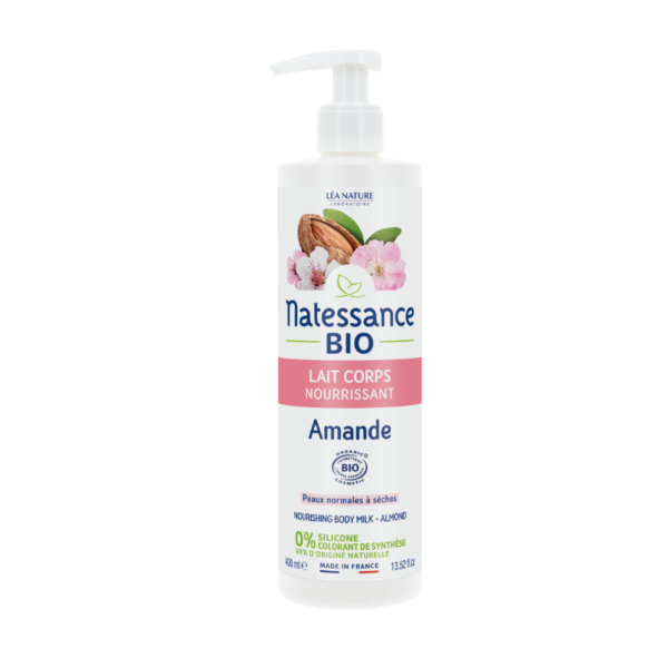 Lait corps Natessance Amande Douce nourrissant pour peau sèche
