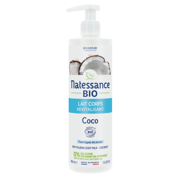 Lait corps Natessance Coco nourrissant et hydratant pour peau sèche
