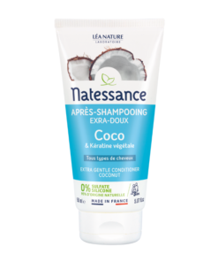 Après-shampooing Natessance Coco nourrissant pour cheveux secs