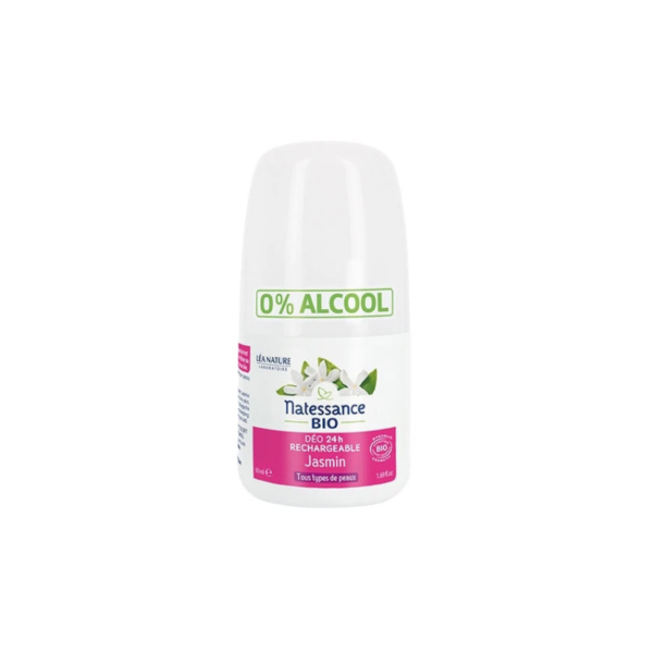 Déodorant Natessance Jasmin 24h, protection naturelle et douce