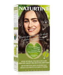 NATURTINT Coloration Permanente 4G Châtain Doré 170ML cheveux brillants et nourris