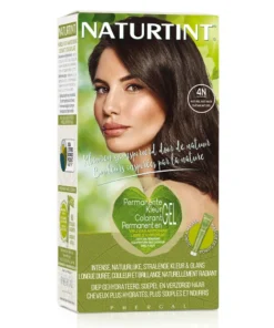 NATURTINT Coloration Permanente 4N Châtain Naturel 170ML pour cheveux nourris et brillants