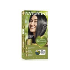 NATURTINT Coloration Permanente 1N Noir Ébène pour cheveux nourris et brillants