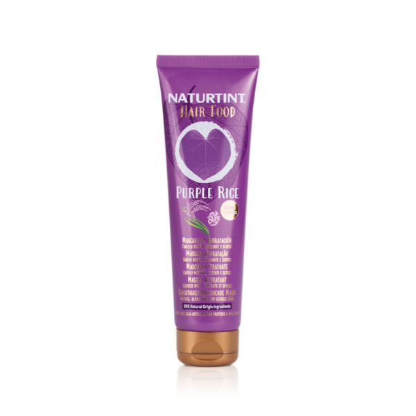 NATURTINT Masque Capillaire au Purple Rice 150ML pour cheveux nourris et protégés