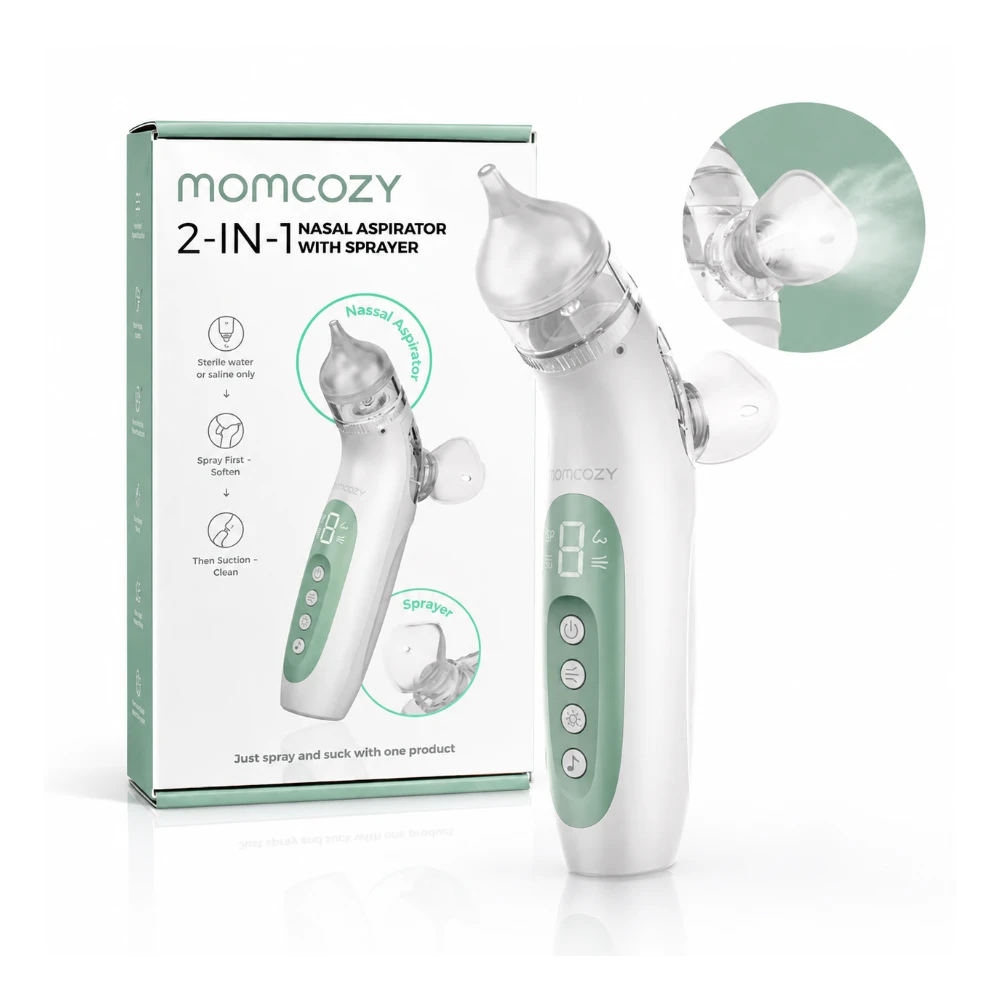 Momcozy Aspirateur Nasal Bébé 2-en-1 Momcozy Aspirateur Nasal Bébé 2-en-1